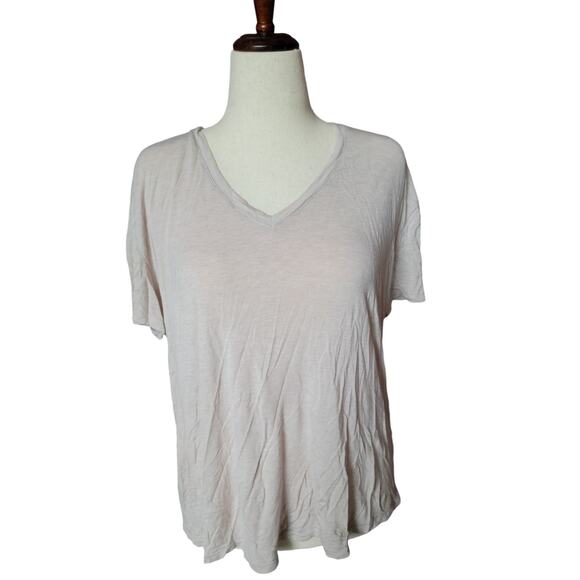 Nine West women's plus size tshirt short sleeve lightweight‎ XXL tan beige - Picture 1 of 4